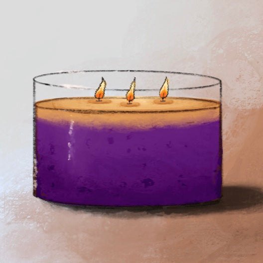 Blueberry Crumble - 16oz, 3 Wick Candle