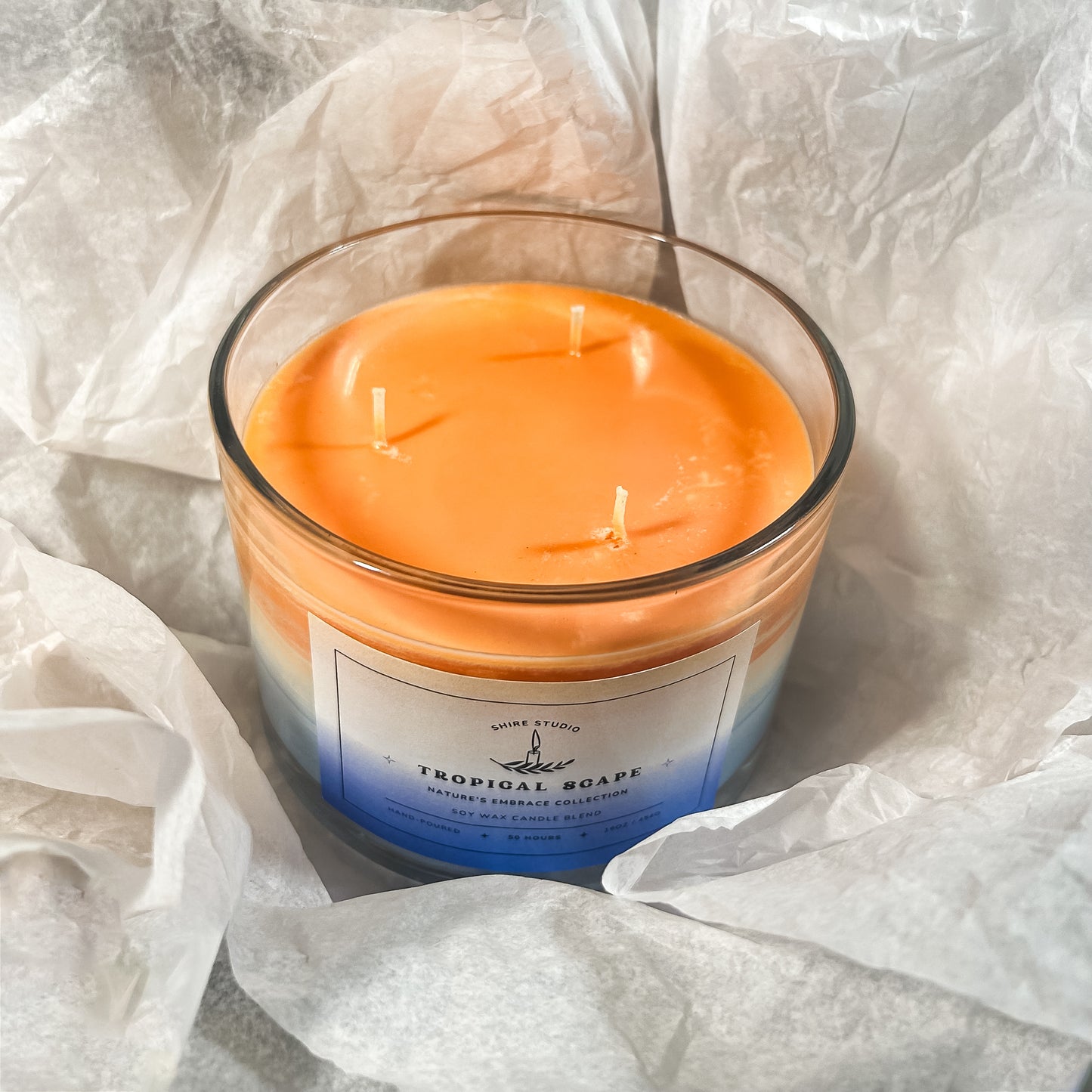 Tropical Scape - 16oz, 3 Wick Candle