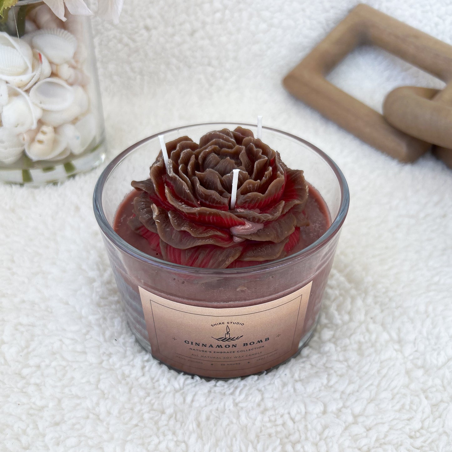 Cinnamon Bomb - 16oz, 3 Wick Candle