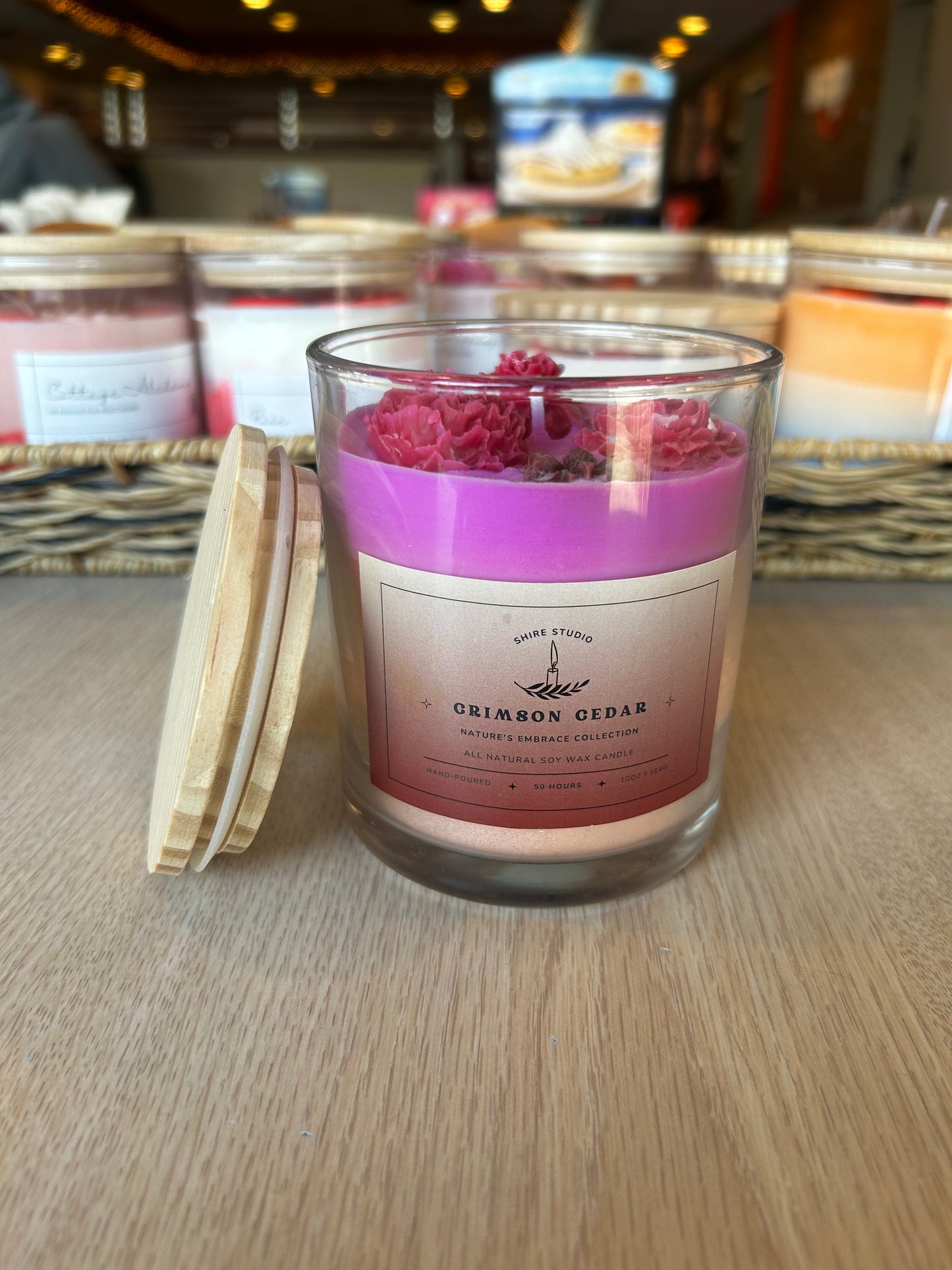 Crimson Cedar - 10oz Candle