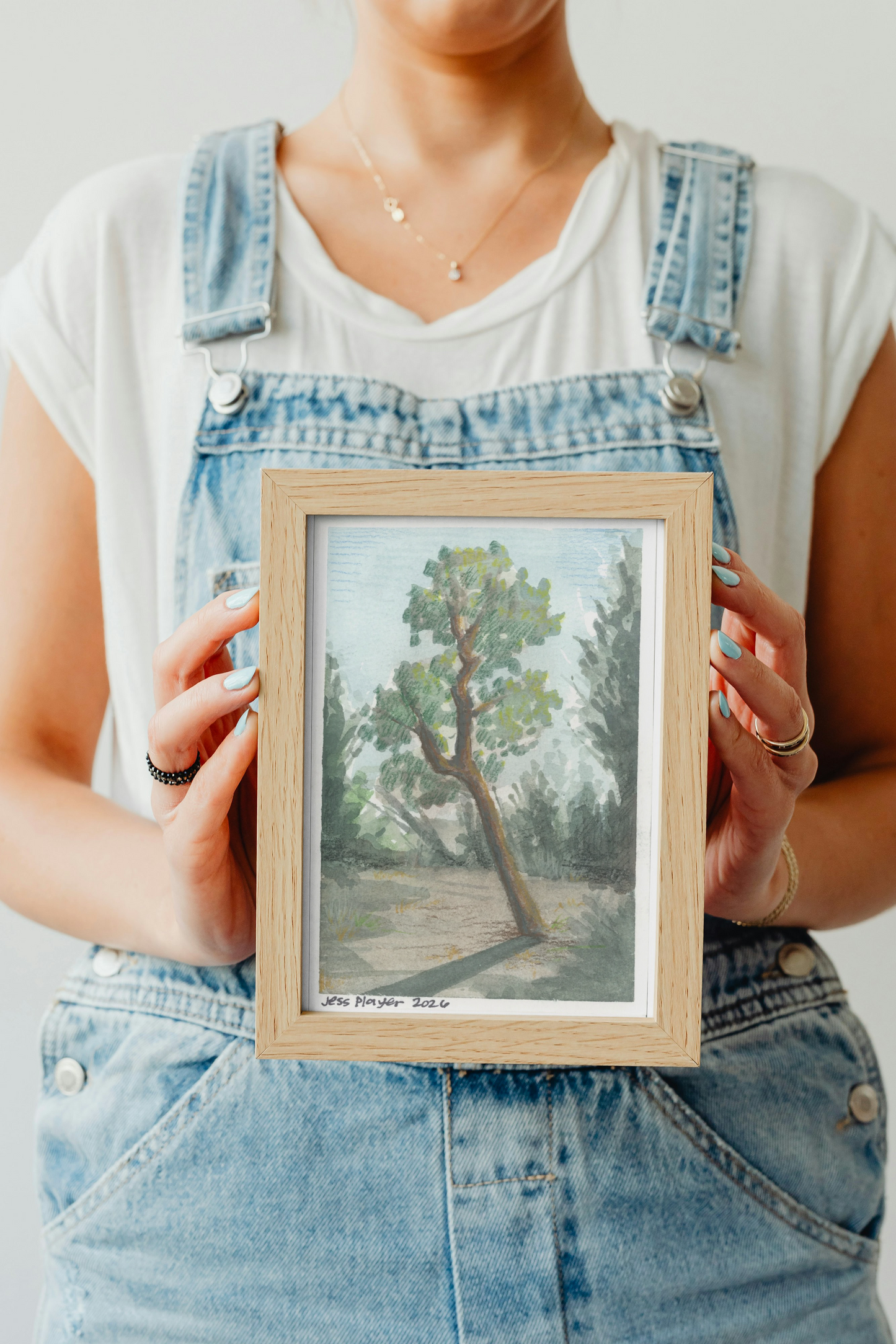 Leaning Tree - Original, Prints (4”x6”)