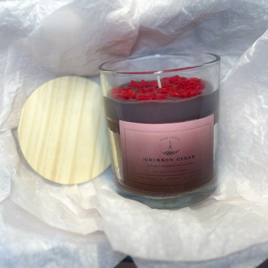 Crimson Cedar - 10oz Candle