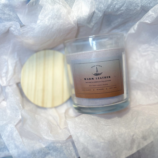 Warm Leather - 10oz Candle
