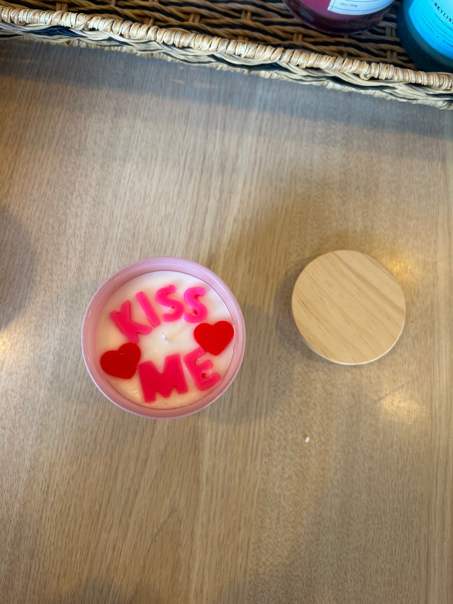 Valentines Enchanted Apple Candle