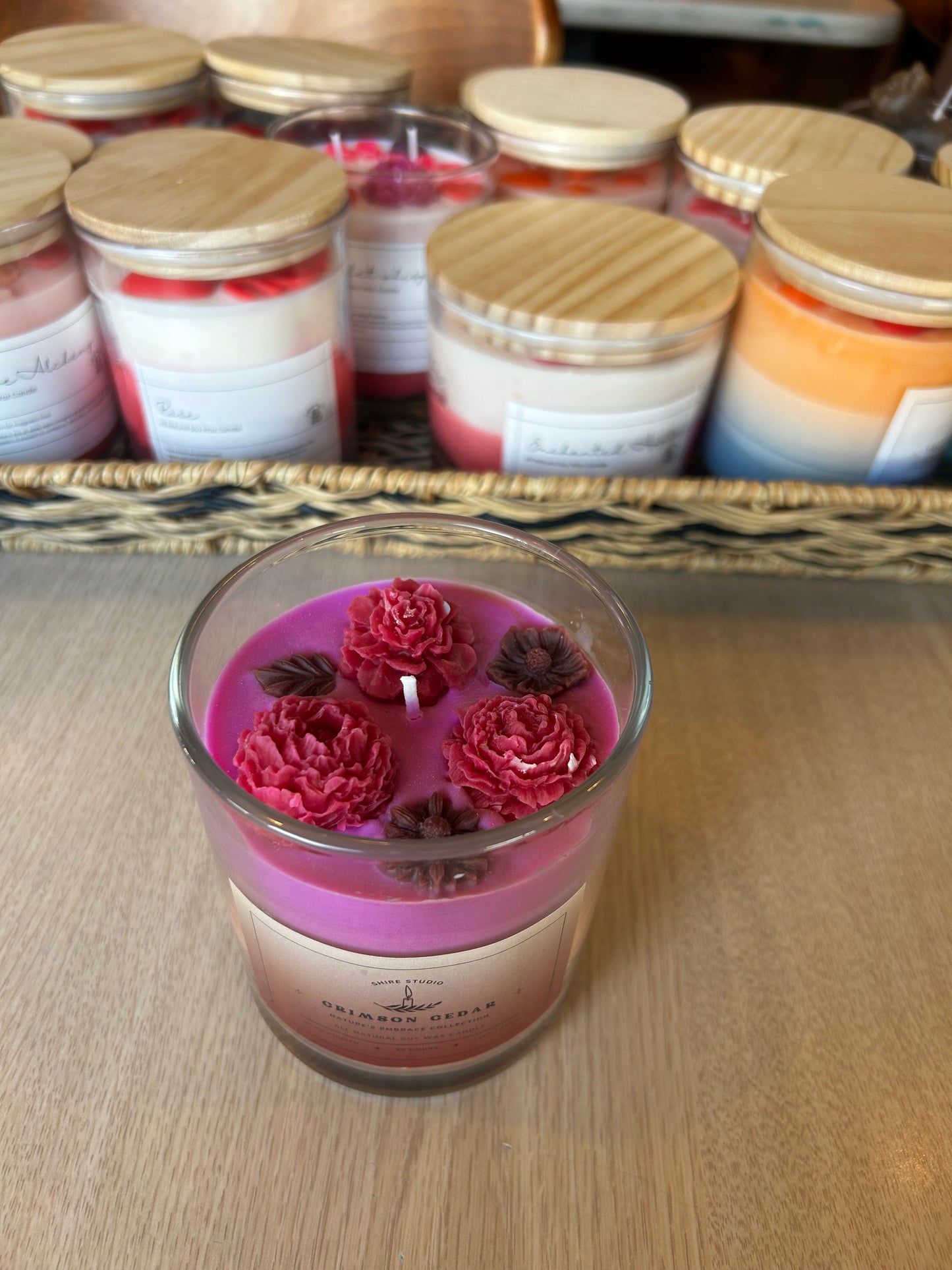 Crimson Cedar - 10oz Candle