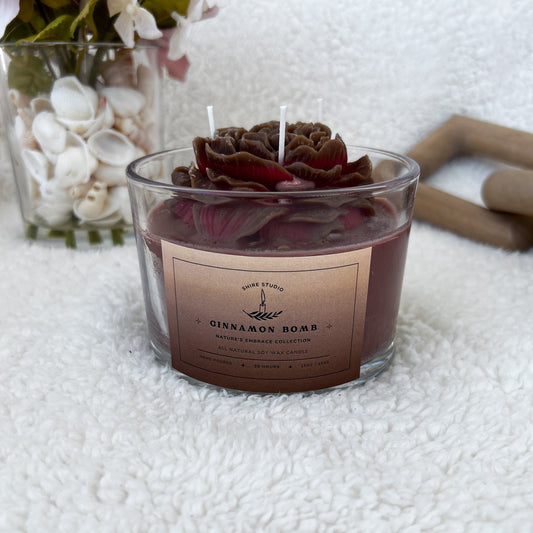 Cinnamon Bomb - 16oz, 3 Wick Candle