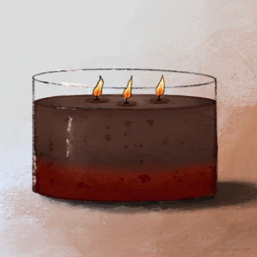 Crimson Cedar - 16oz, 3 Wick Candle