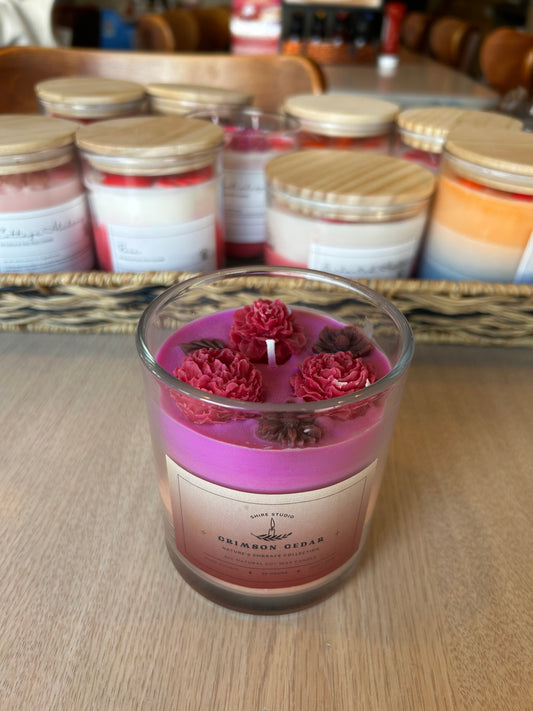 Crimson Cedar - 10oz Candle