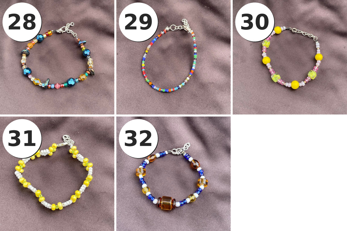 Handmade Beaded Bracelets ($7)