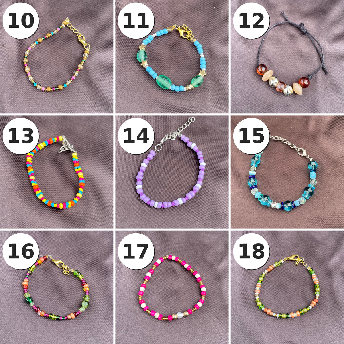 Handmade Beaded Bracelets ($7)