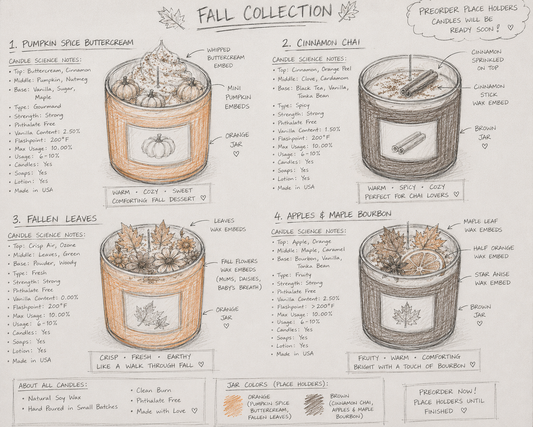 Fallen Leaves 🍂 | Fall Candle
