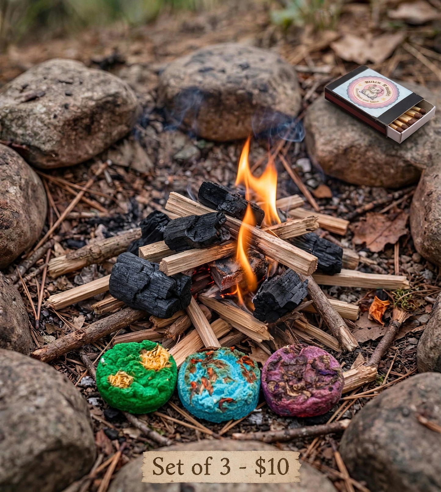 Set of 3 Fire starters
