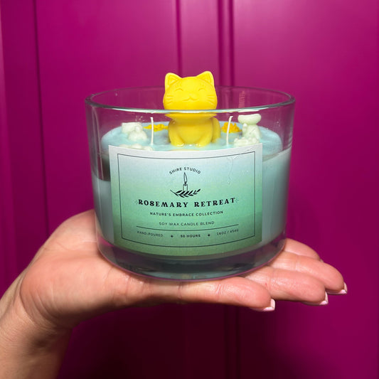 Rosemary retreat - 16oz, 3 Wick Candle